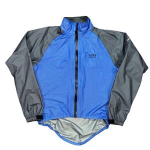 GORE BIKE WEAR Mens GORE-TEX Active Jacket Size Medium Blue Black Reflective